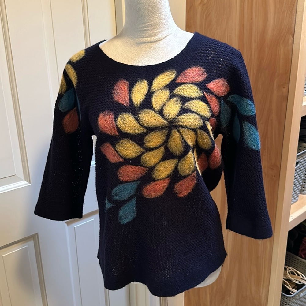 FALL SALE! Anthropologie troubadour three quarter sleeved sweater